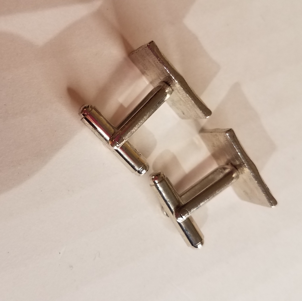 Black cufflinks j76 - Picture 3 of 4